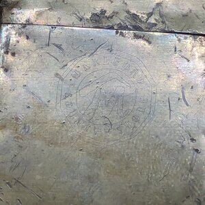 Vintage well worn and loved Marlboro zippo lighter